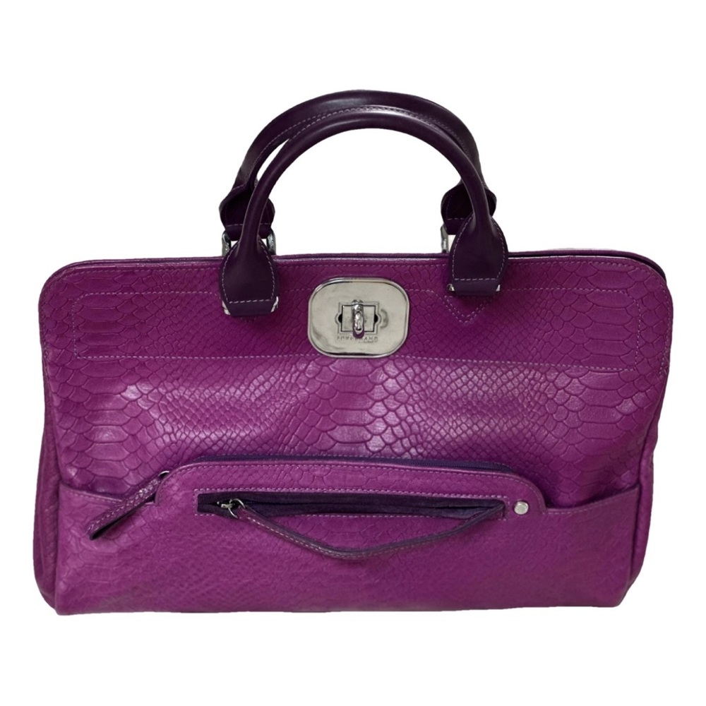 Longchamp Purple Satchel Bag